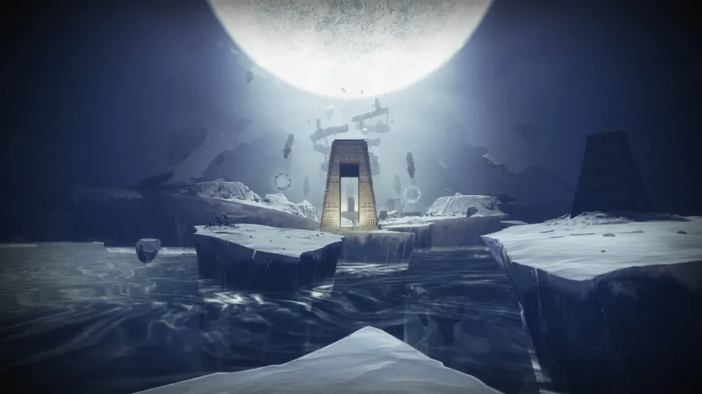 A sala Balance the Scales em Fire and Ice em Destiny 2.