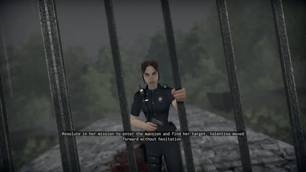 Captura de tela da demonstração de Valentina Rogue Mansion