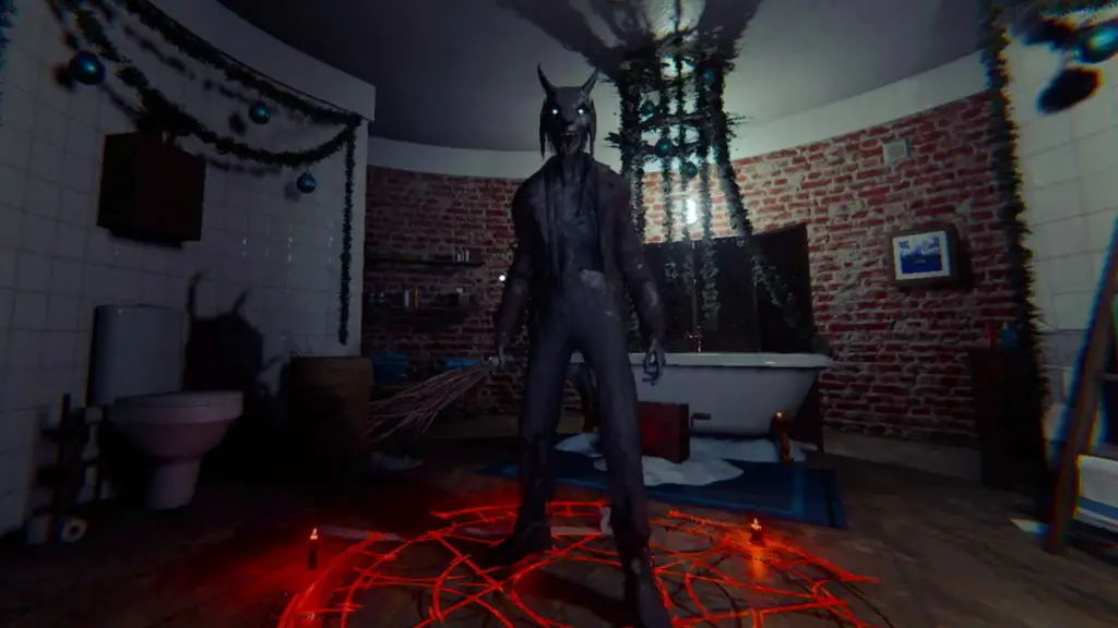 Krampus gritando de fasmofobia