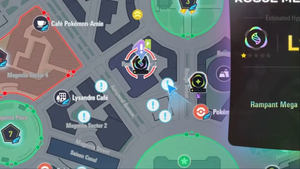 Localização de Gimmighoul em Legends ZA