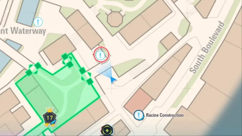 Localização do anúncio em Legends ZA