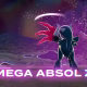 Mega Absol Z, como visto em Pokémon Legends: ZA. É preto com uma enorme asa vermelha em forma de garra saindo de suas costas.