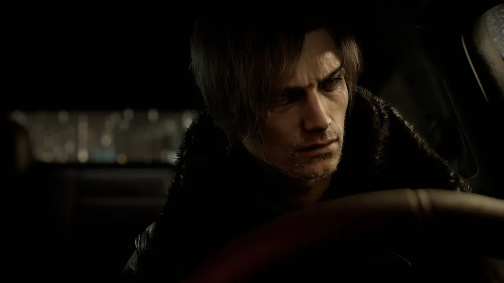 Barba envelhecida de Resident Evil Requiem Leon