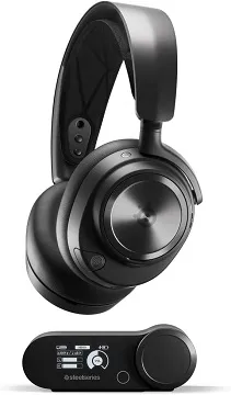 Fone de ouvido sem fio para jogos SteelSeries Arctis Nova Pro (PC, PS5)