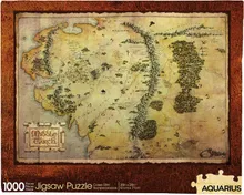 Quebra-cabeça do mapa do Hobbit de Aquário