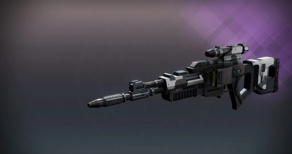 O rifle de reconhecimento Voltaic Shade, visto nas coleções de Destiny 2.