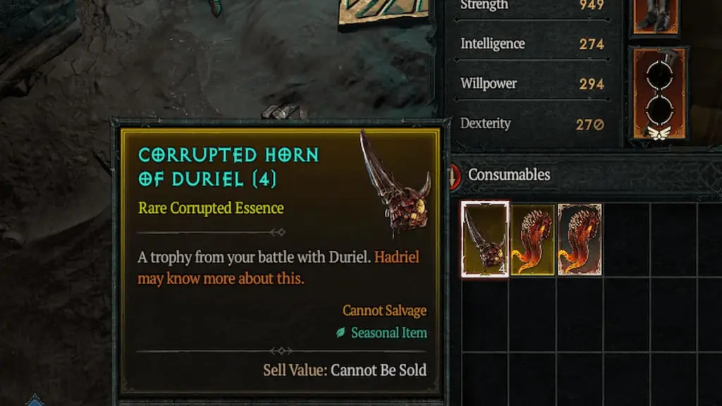 Item corrompido em Diablo 4