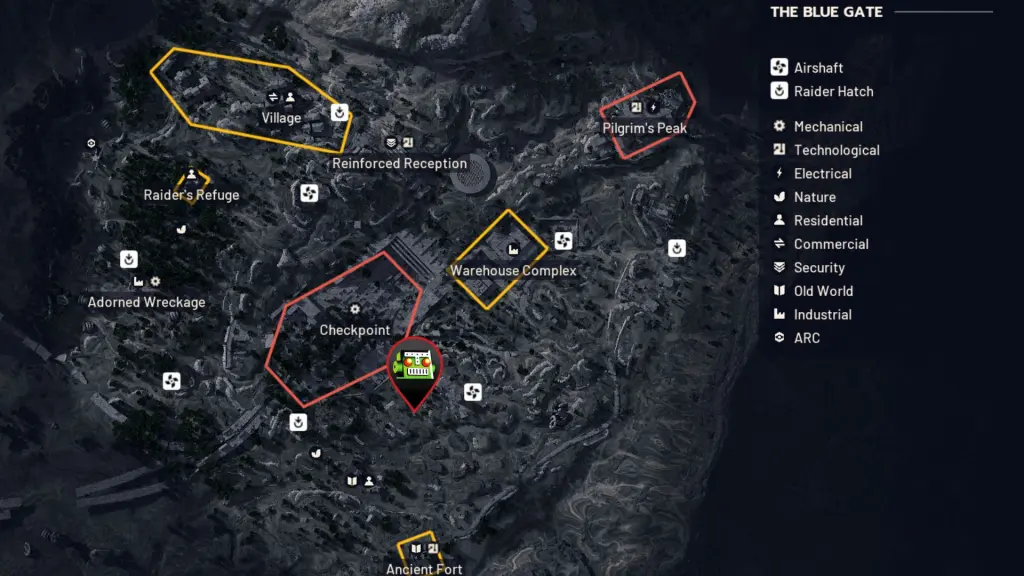 Bunker de manutenção em ARC Raiders