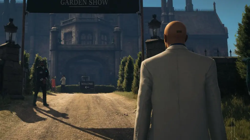 Agente 47 em Dartmoor Garden Show Hitman World of Assassination