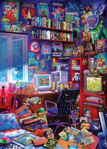 Cultura pop da sala de jogos Toynk dos anos 80