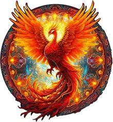 Quebra-cabeça de madeira KAAYEE Phoenix, 200 peças