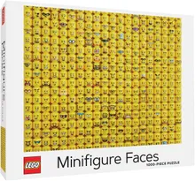 Quebra-cabeça de rostos de minifiguras LEGO