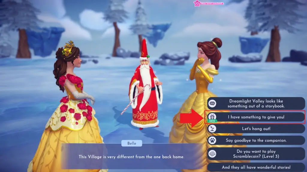 Dando presente no Disney Dreamlight Valley