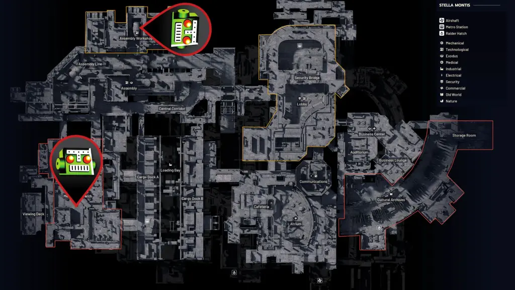 Locais de Mod Box de frequência em ARC Raiders