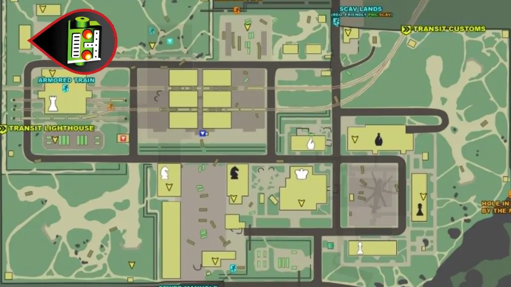 Localização do estoque na Reserva