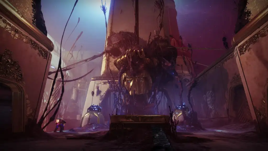 Uma das áreas do Leviatã Abandonado em Destiny 2.