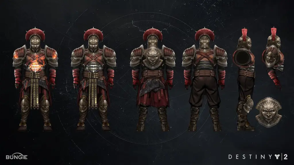 A arte conceitual do Gladius ambientada em Destiny 2 mostra a influência da Bandeira de Ferro.