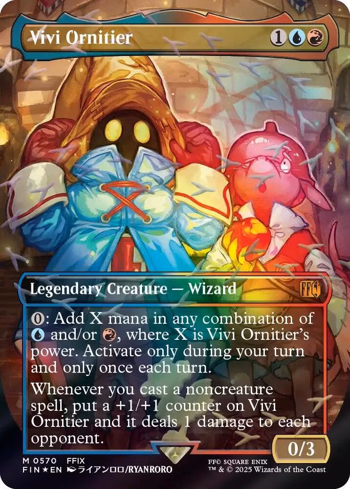 vivi chocobo track foil mtg