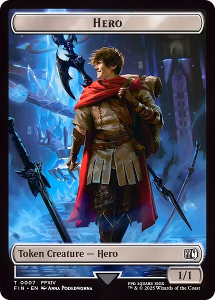token de herói mtg