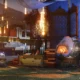 Forno festivo de Eva Levante na Torre, visto na arte promocional de Dawning in Destiny 2.