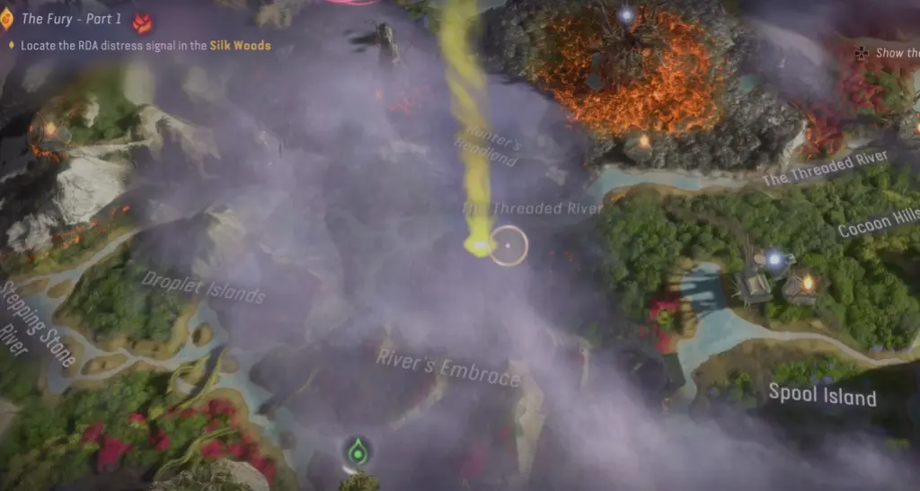 Localização da missão Fury Parte 1