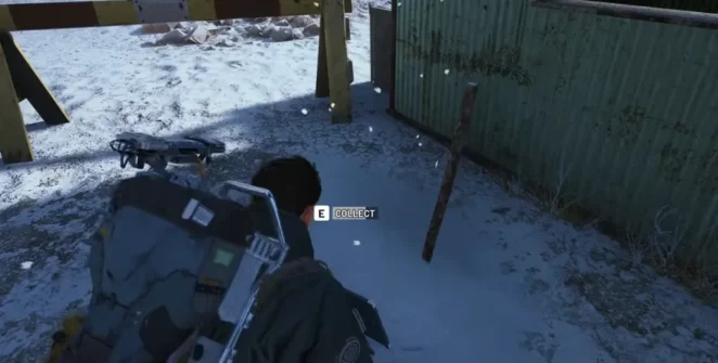 Jogador coletando uma bola de neve