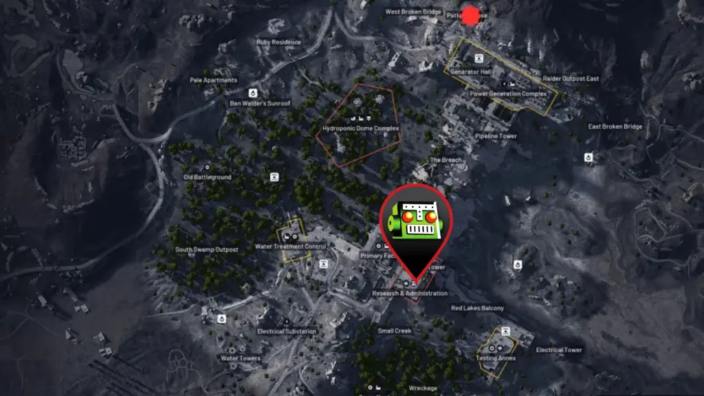 Edifício de pesquisa e administração em ARC Raiders
