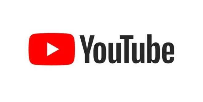 Logotipo branco do YouTube