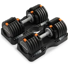 Halteres ajustáveis ​​NordicTrack Select-a-Weight (par, 55 libras cada)