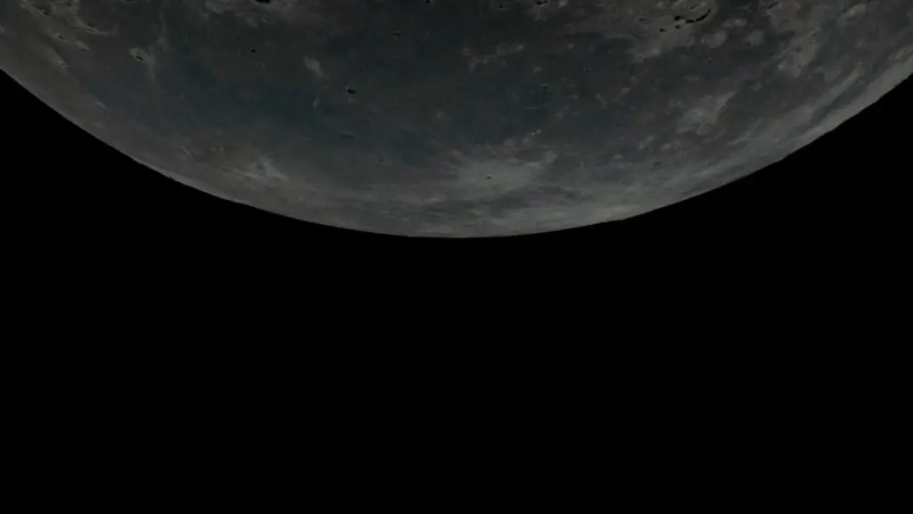 Foto cinematográfica da lua