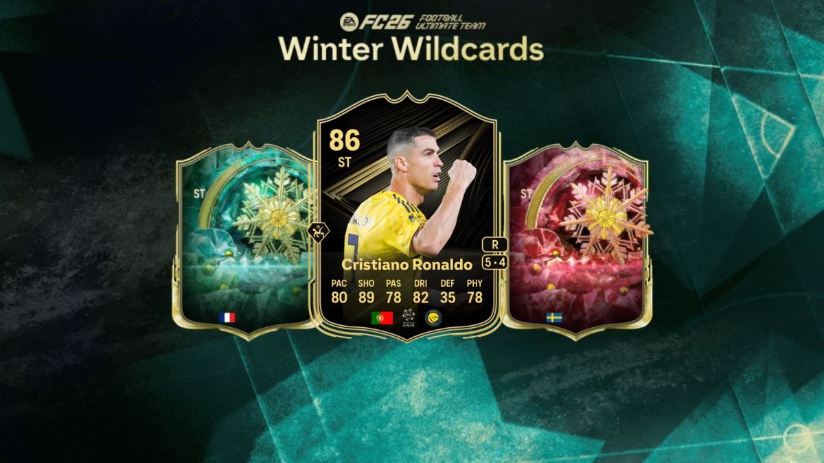 Cartão TOTW de Ronaldo no FC 26