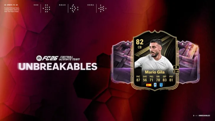 Mário Gila TOTW no FC 26