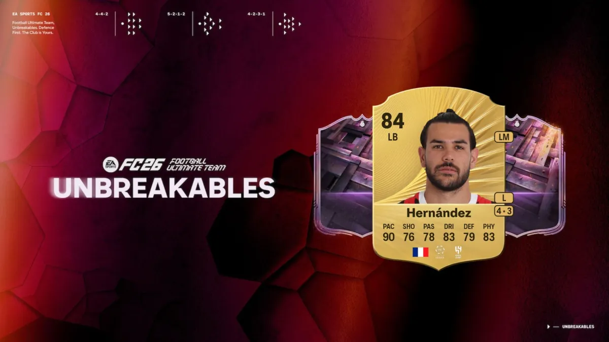 Cartão base de Theo Hernandez no FC 26