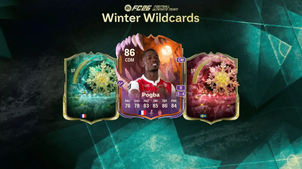 Cartão FC 26 Pogba Ultimate Scream