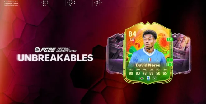 Cartão do David Neres World Tour no FC 26