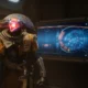 Reformancer Guzheng, um Vex azul em um sobretudo e intendente da Reforma Tharsis em Destiny 2 Renegades.
