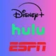 Pacote ilimitado Disney+, Hulu e ESPN
