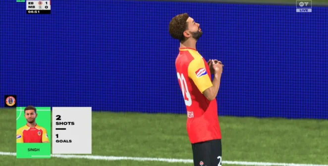 Mahesh Naorem Singh realizando o Nap no FC 26