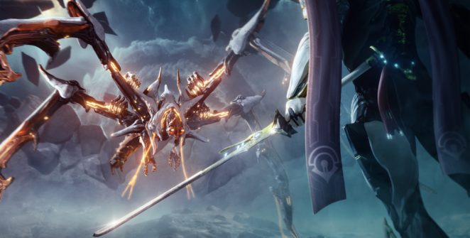 Imagem promocional de Blood of Perita no Warframe
