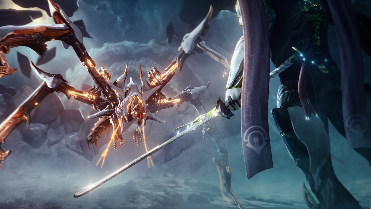 Imagem promocional de Blood of Perita no Warframe