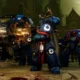 Ultramarinos entrando em combate em Total War: Warhammer 40.000.