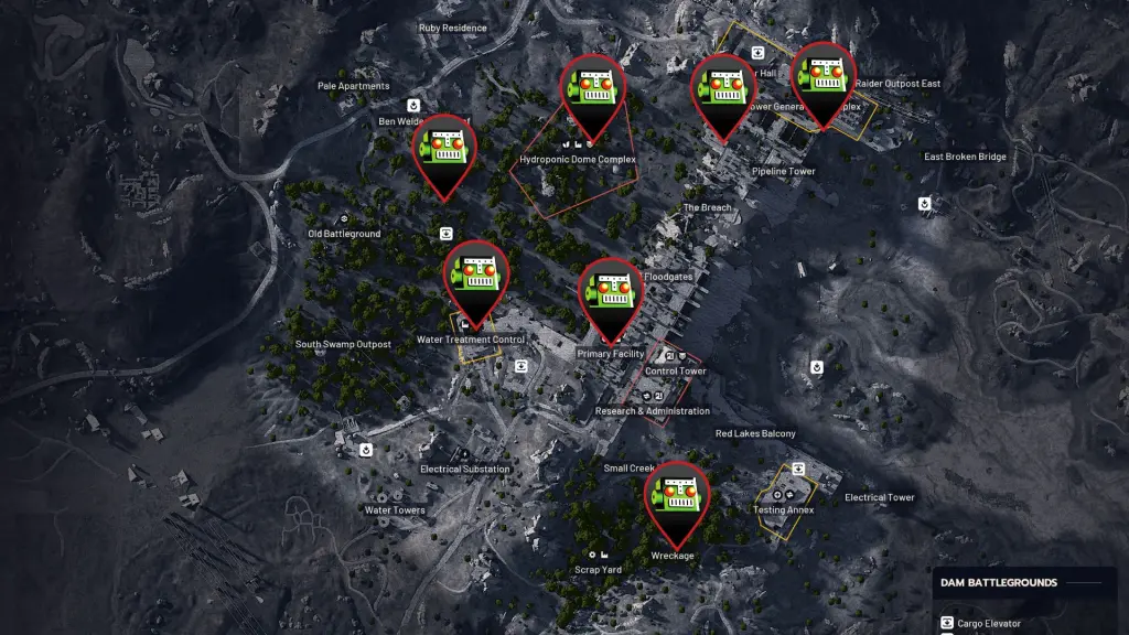 Fornecer localização da estação de chamada em ARC Raiders