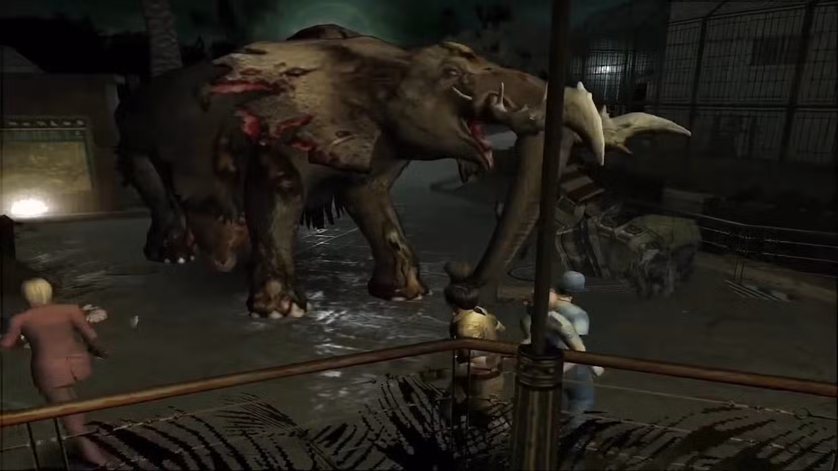 Oscar, o elefante zumbificado em Resident Evil Outbreak 2