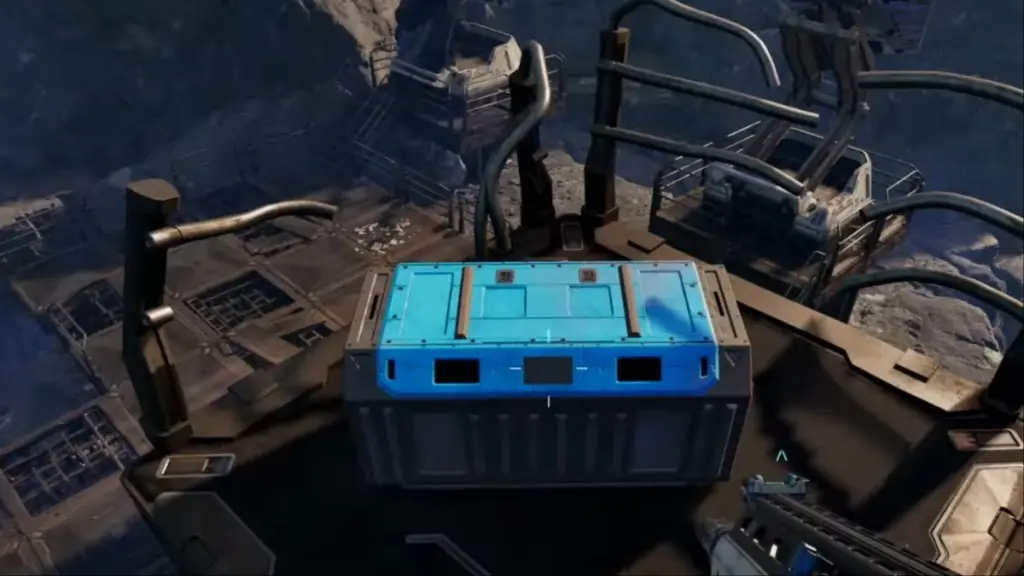 Container com o projeto do estabilizador no StarRupture