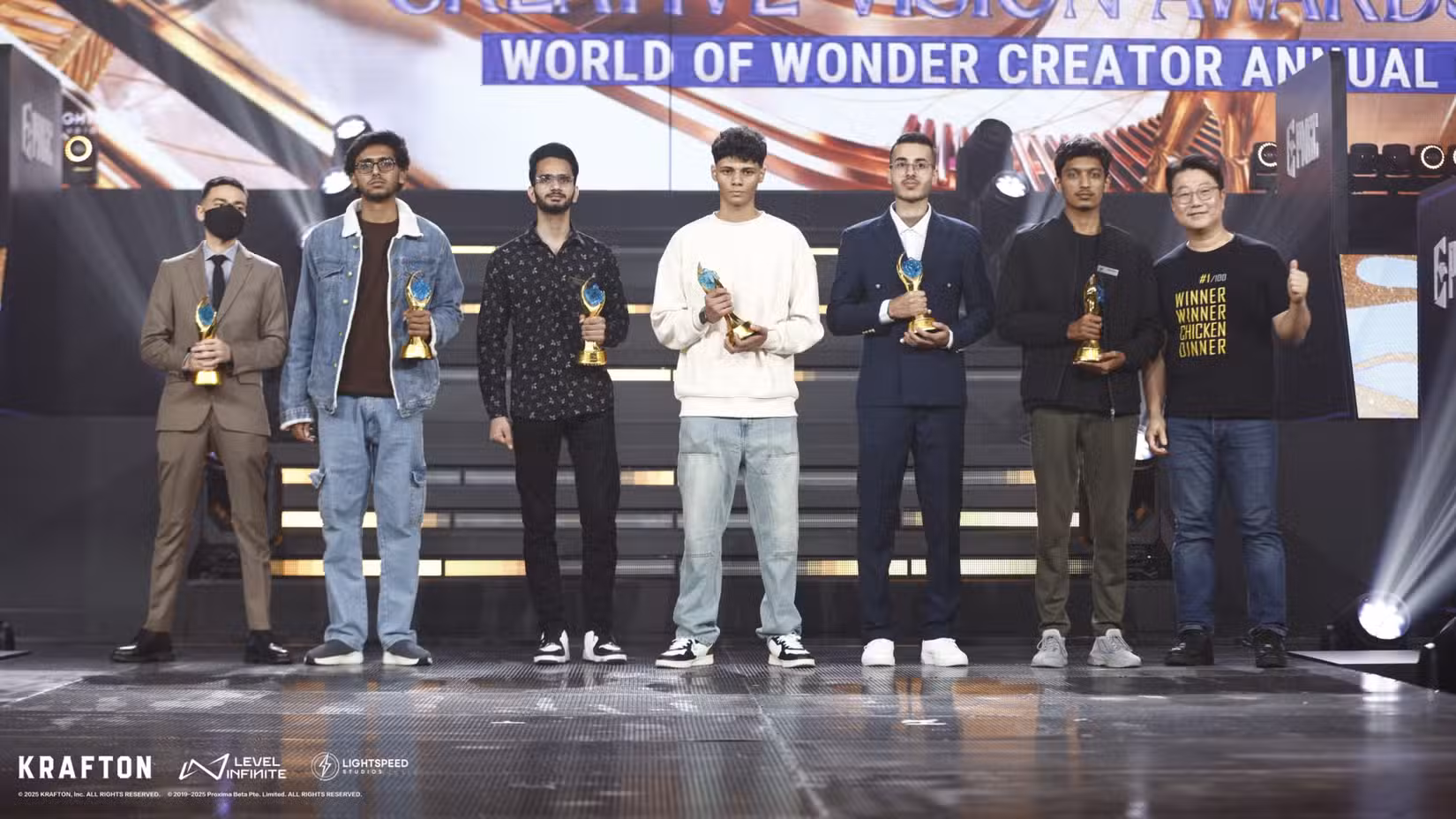 Vencedores do pubg mobile uau.