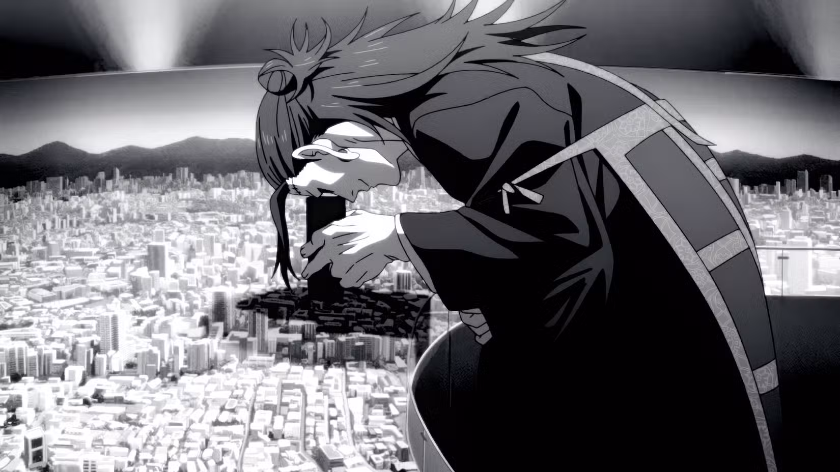 Kenjaku paira sobre o Japão na abertura da 3ª temporada de Jujutsu Kaisen