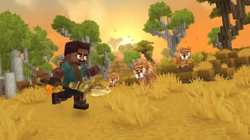 Fuga do tigre Hytale