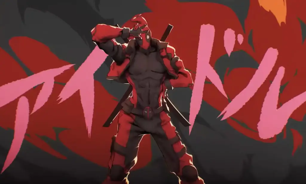 Deadpool Marvel Rivais posando