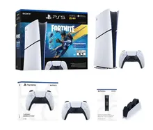Pacote PlayStation 5 825GB Console Fortnite Flowering Chaos + PlayStation 5 DualSense Wireless + Carregador