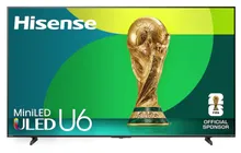 Hisense 65" TV Smart Fire Classe U6 Série MiniLED QLED UHD 4K (2025)